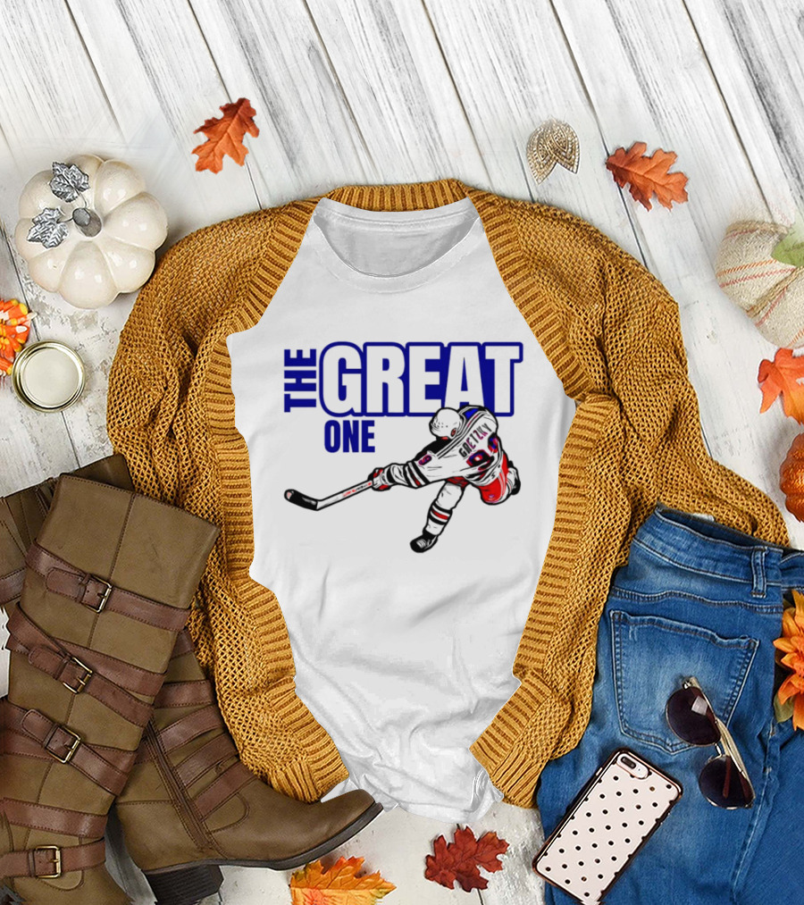 The Great One Rangers Gretzky Hockey Legend T-Shirt