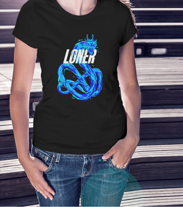 Loner Blue Dragon T-Shirt