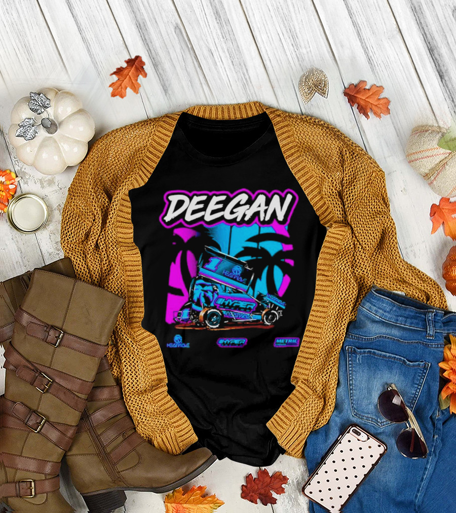 Deegan Hyper Racing Metric Cycles Heatwave Racing Sprint Car T-Shirt