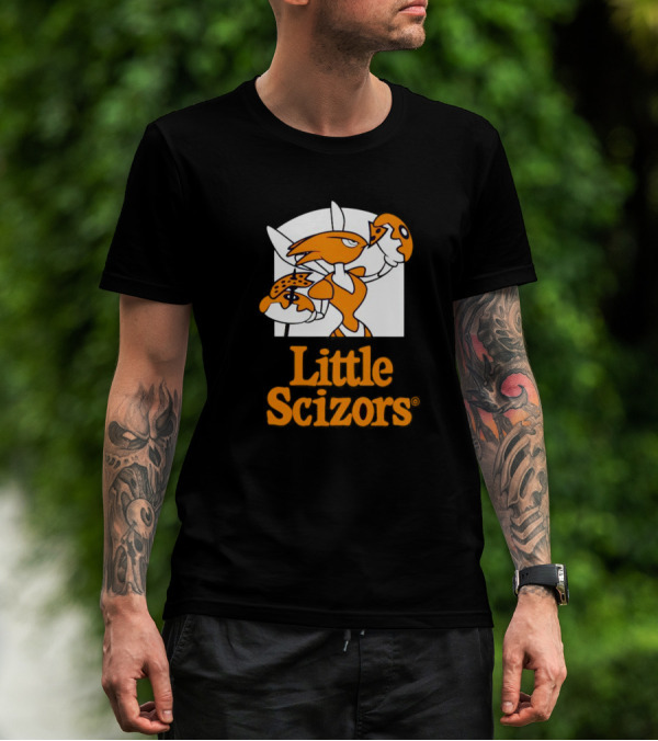 Pokemon Scizor Little Scizors Pizza T-Shirt