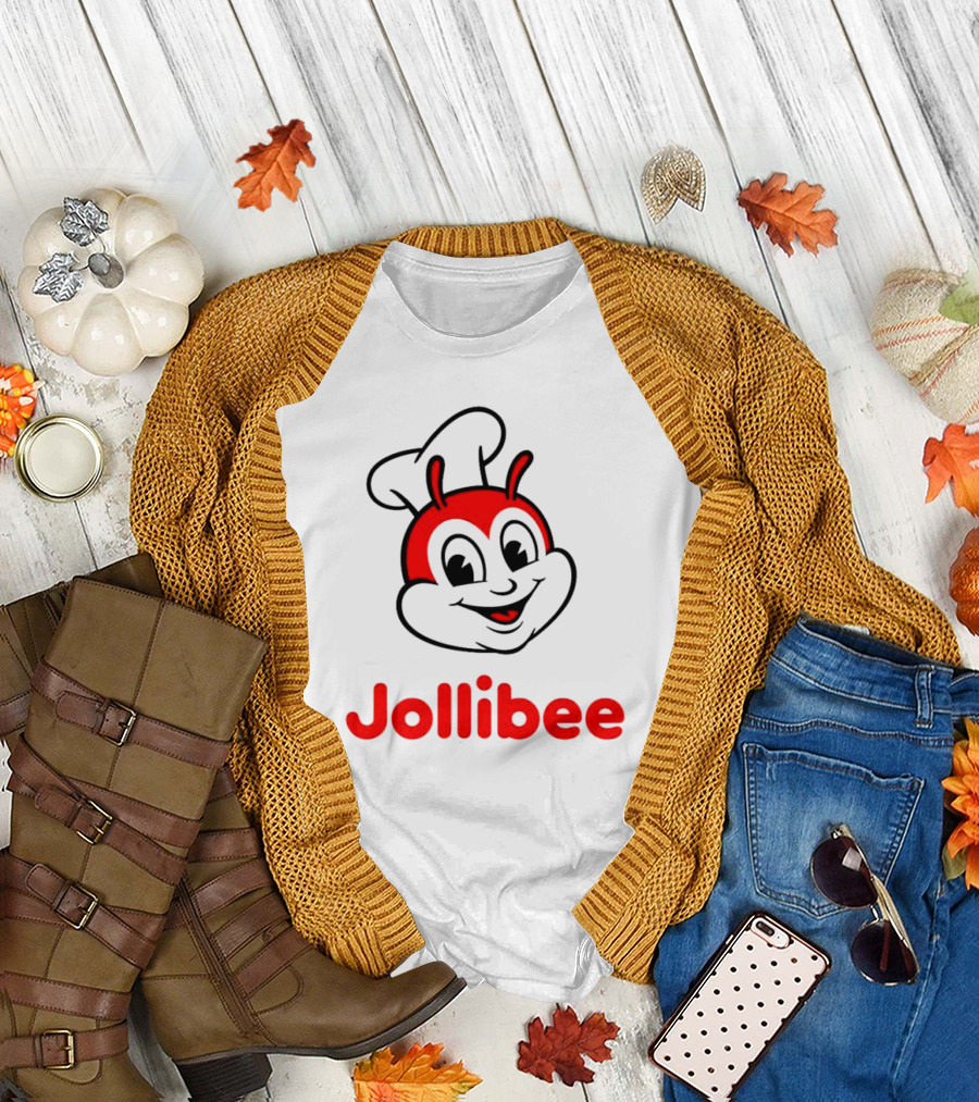 Jollibee Bee Icon with Text T-Shirt