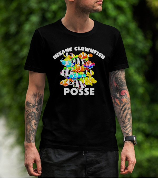 Insane Clownfish Posse Colorful Group T-Shirt
