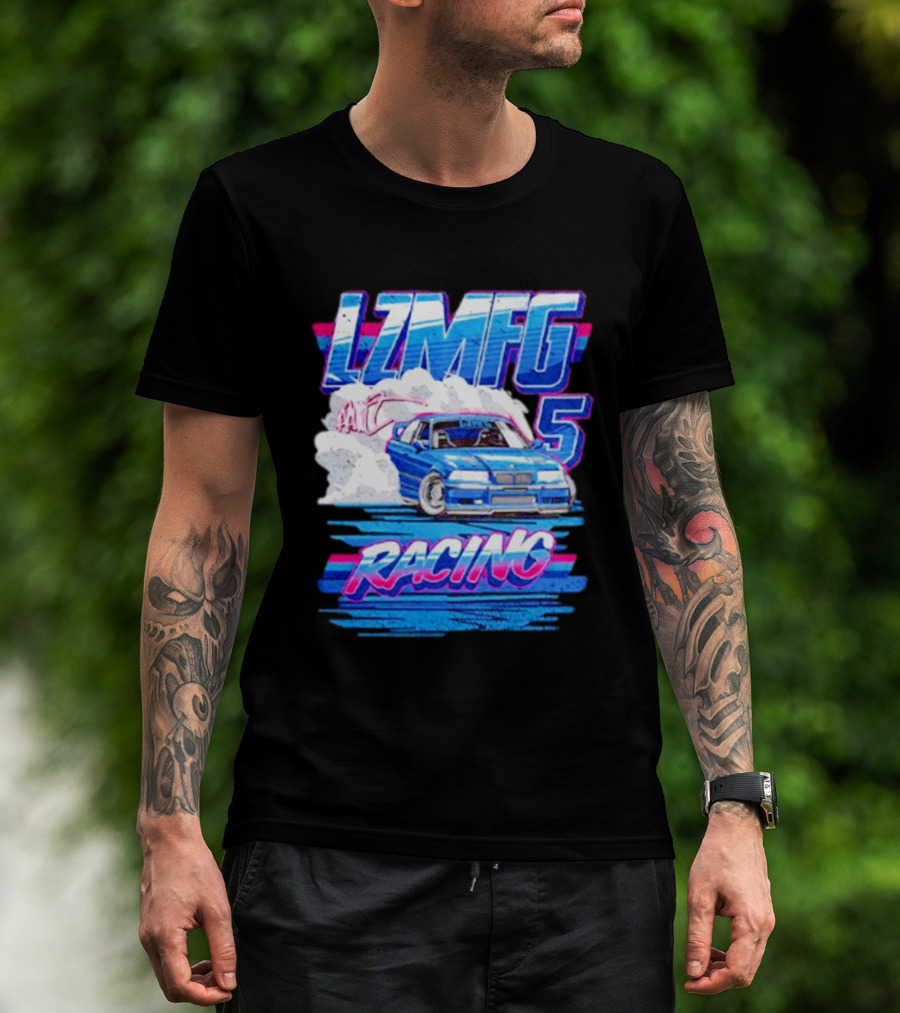 LZMFG R34 Racing 5 Car Drift T-Shirt