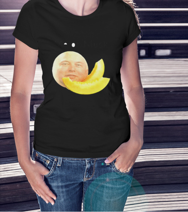 Melon Musk Canary Musk Face With Melon Slice T-Shirt