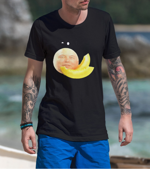 Melon Musk Canary Musk Face With Melon Slice T-Shirt