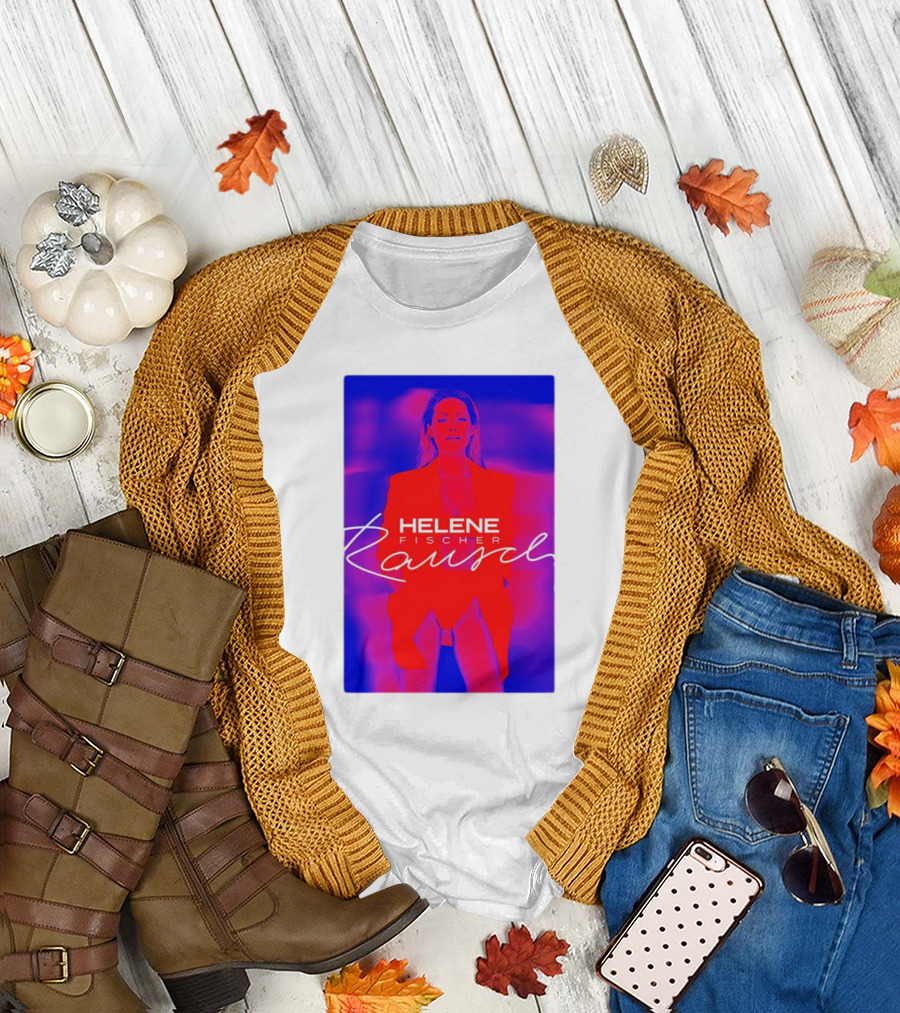 Helene Fischer Rausch Neon Style Bold Visuals T-Shirt