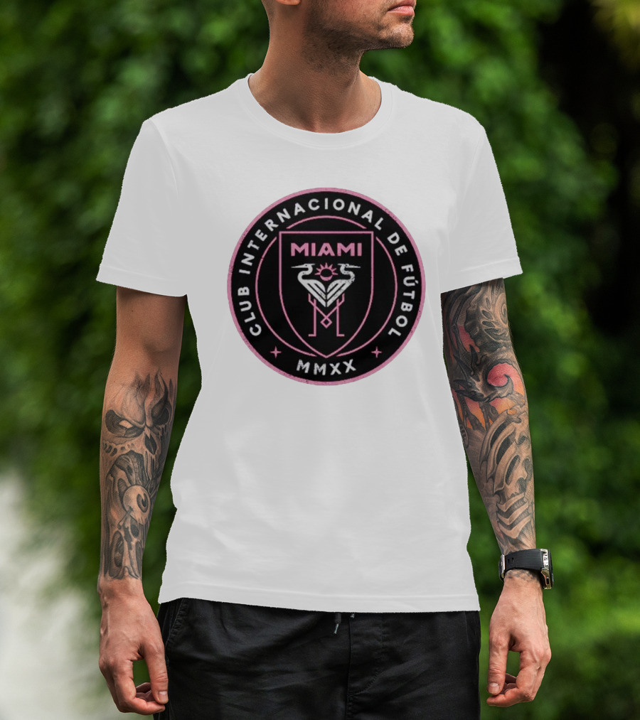 INTER MIAMI CF CLUB INTERNACIONAL DE FÚTBOL MIAMI MMXX VINTAGE PRIMARY T-Shirt