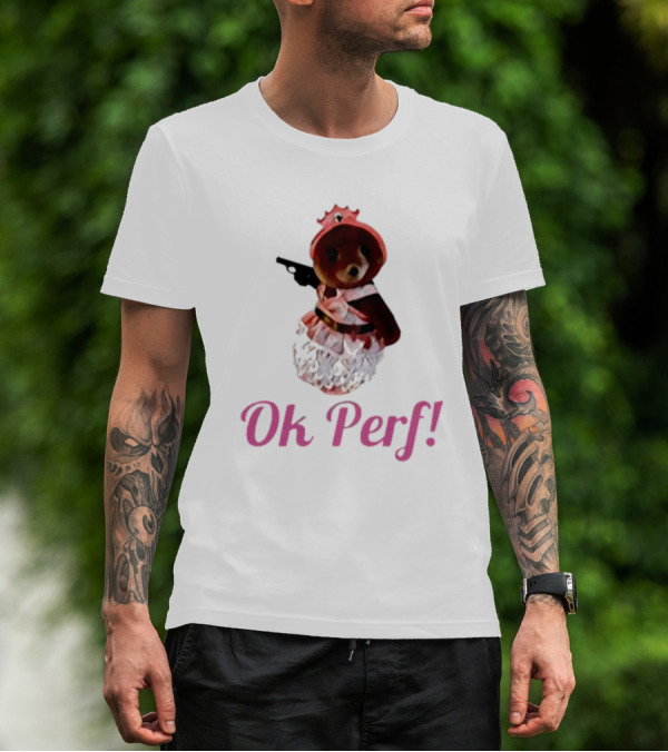 Sylvanian Drama Ok Perf Gun-Wielding Bear In Dress T-Shirt