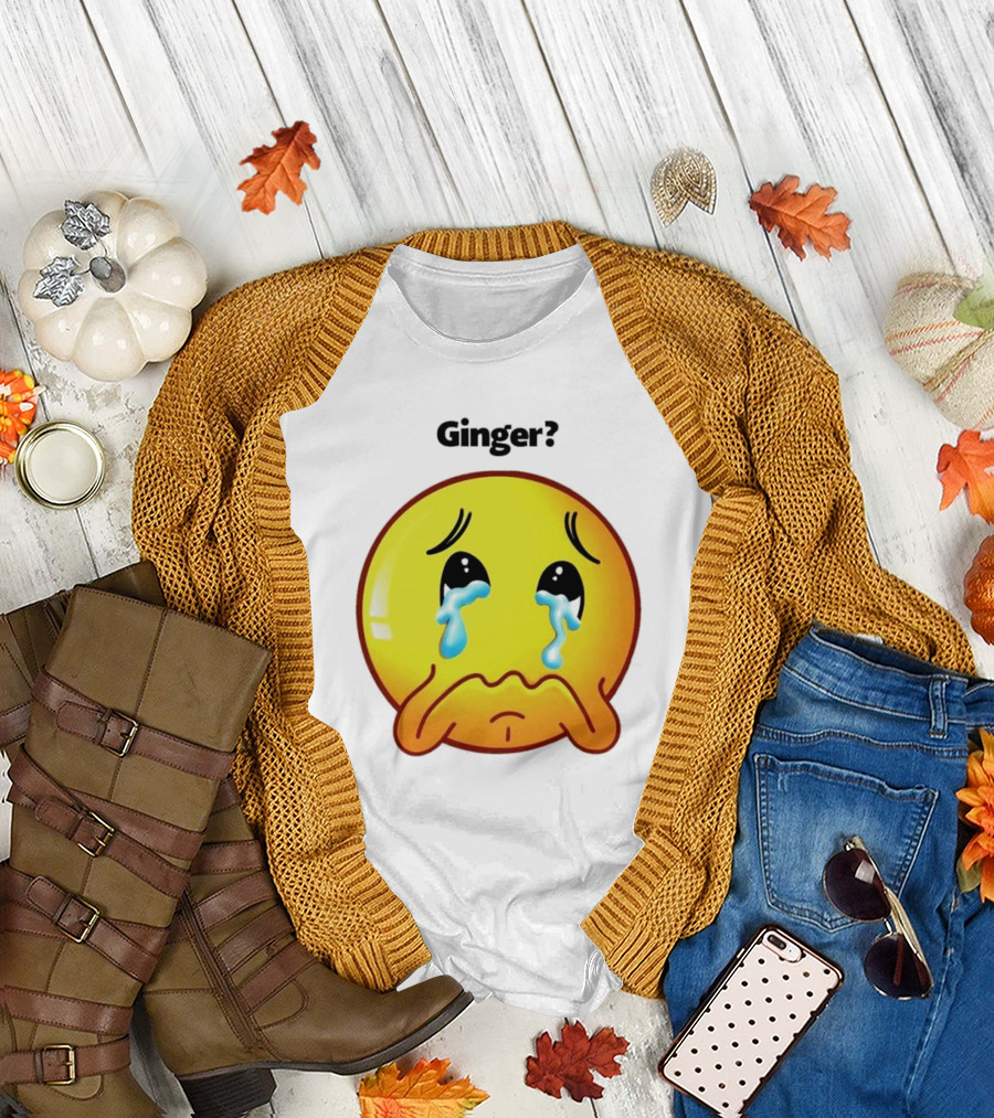 Ginger? Crying Emoji Face T-Shirt