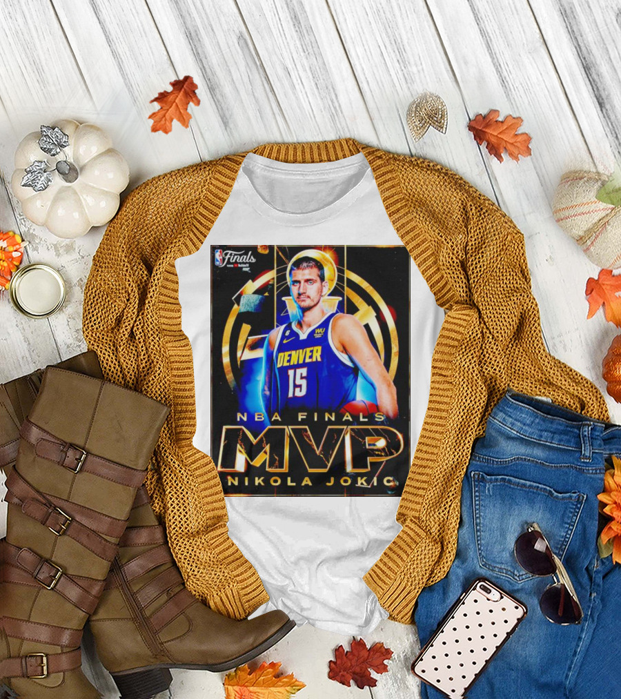 NBA Finals MVP Nikola Jokic Denver 15 T-Shirt