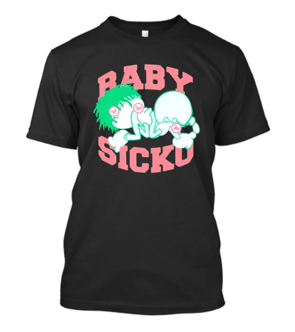 Baby Sicko Retro Cartoon Style Neon Elements T-Shirt