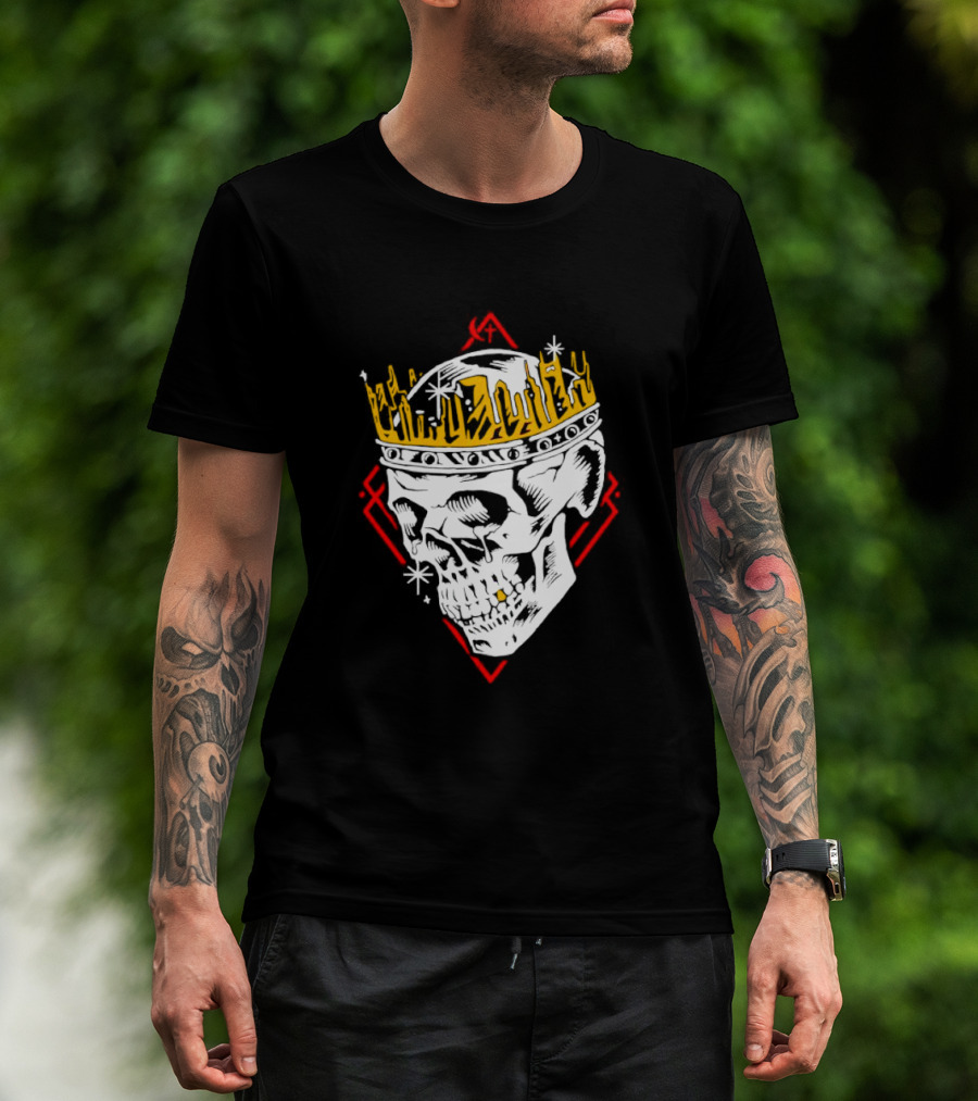 Jelly Roll Skull King Crown Red Diamond T-Shirt