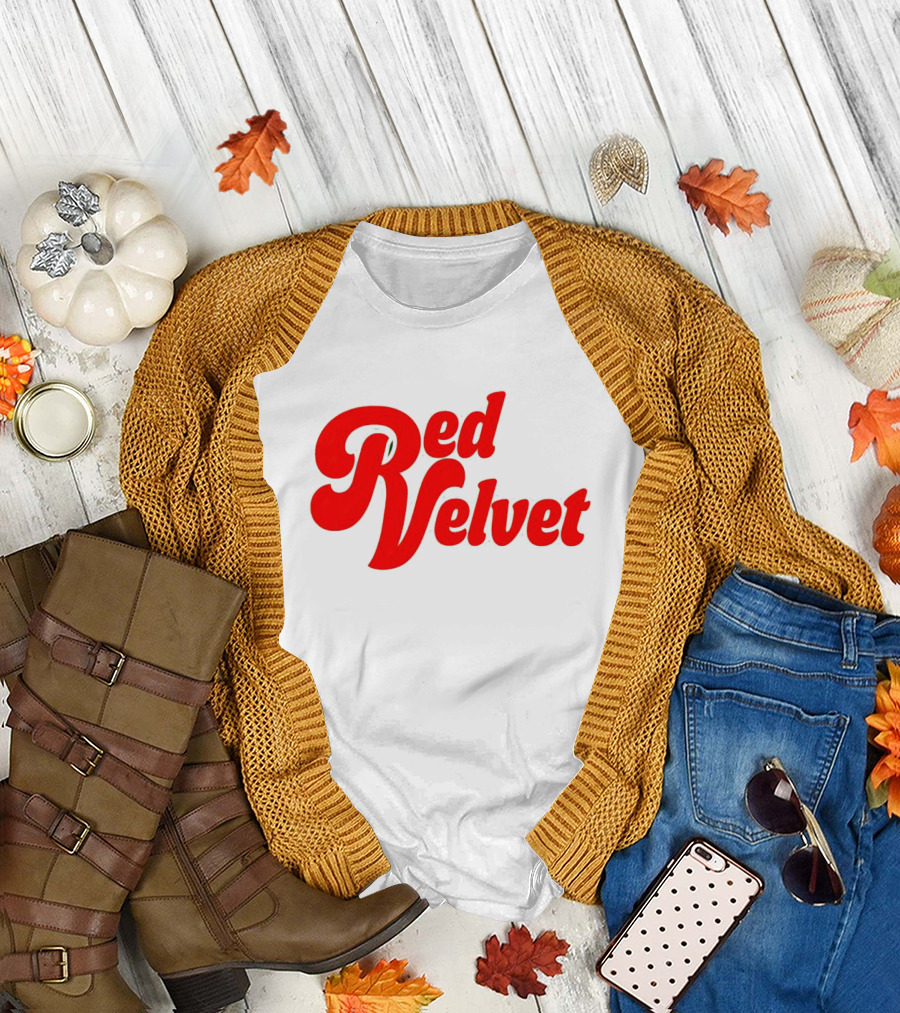 Kevin Huerter Red Velvet Bold Retro Script T-Shirt
