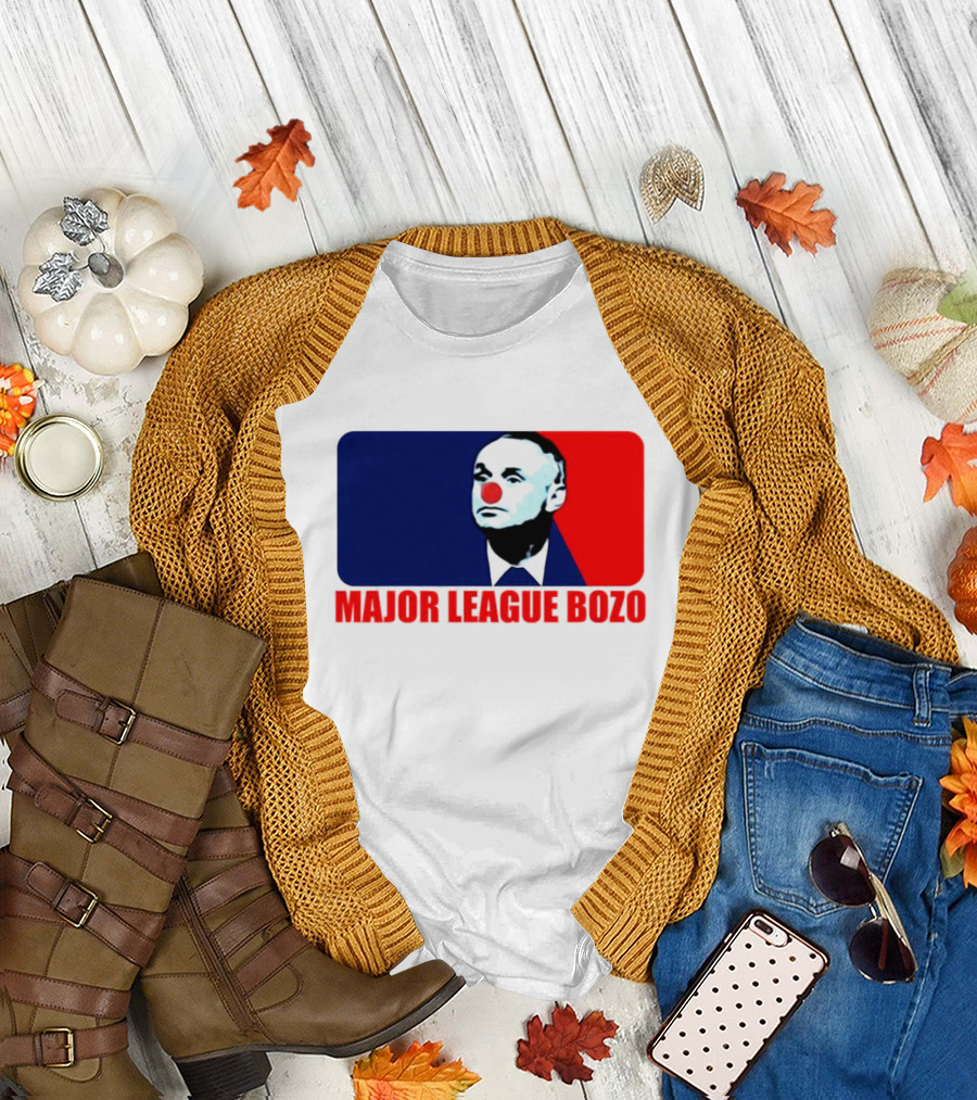Major League Bozo Red Nose Clown T-Shirt