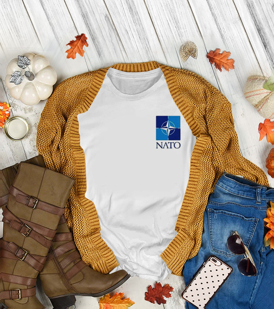 NATO Flag Emblem Logo T-Shirt