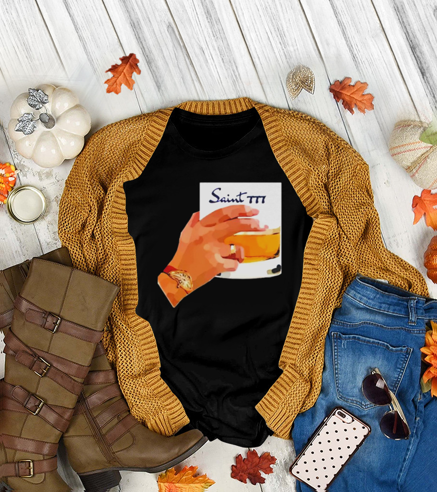 Saint 777 Whiskey Hand Watch T-Shirt