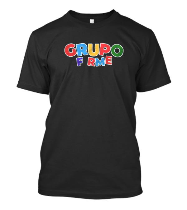 GRUPO FIRME Colorful Letters T-Shirt