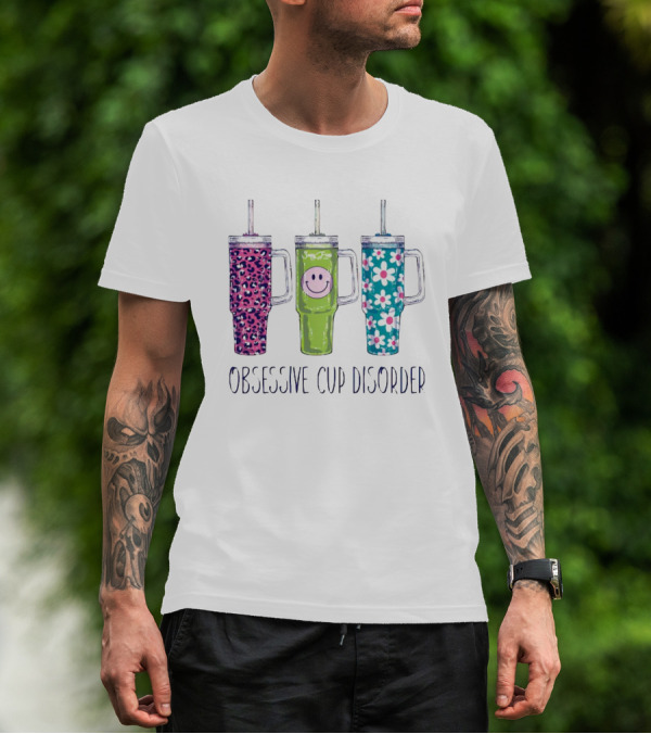 Obsessive Cup Disorder Leopard Smile Daisy T-Shirt