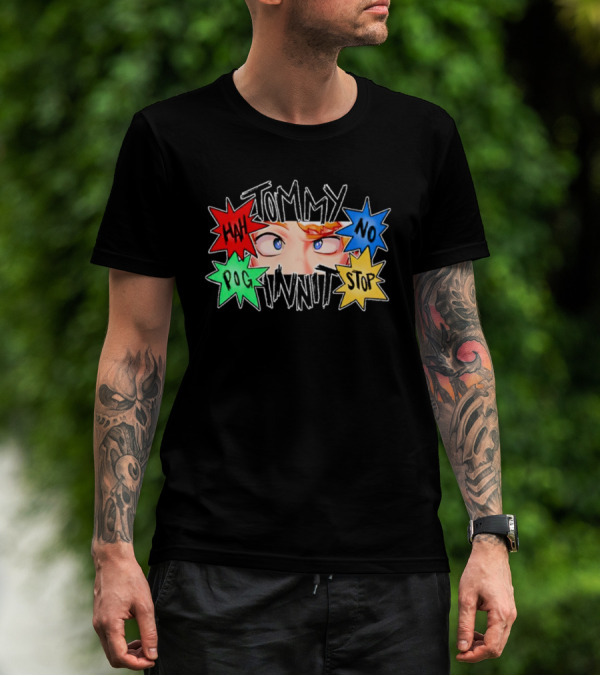Tommyinnit Hah Pog No Stop Fanart T-Shirt