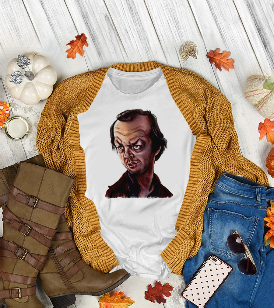 Jack the Caretaker Jack Torrance The Shining Caricature T-Shirt