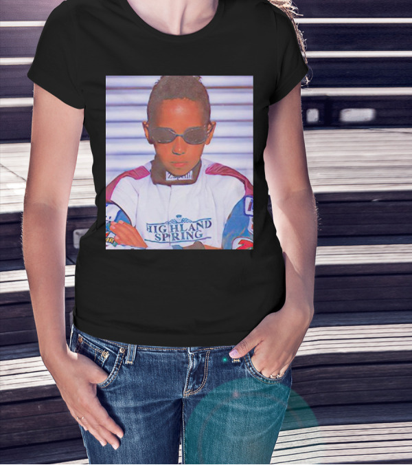 Highland Spring Racing Suit Young Lewis Hamilton T-Shirt