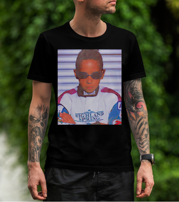 Highland Spring Racing Suit Young Lewis Hamilton T-Shirt