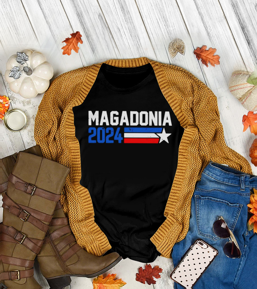 Magadonia 2024 Star and Stripes Election T-Shirt