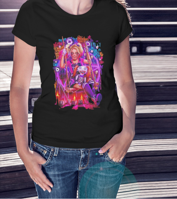 Alexa Bliss Lilly Made Me Do It Doll Graffiti Swing And Candles T-Shirt