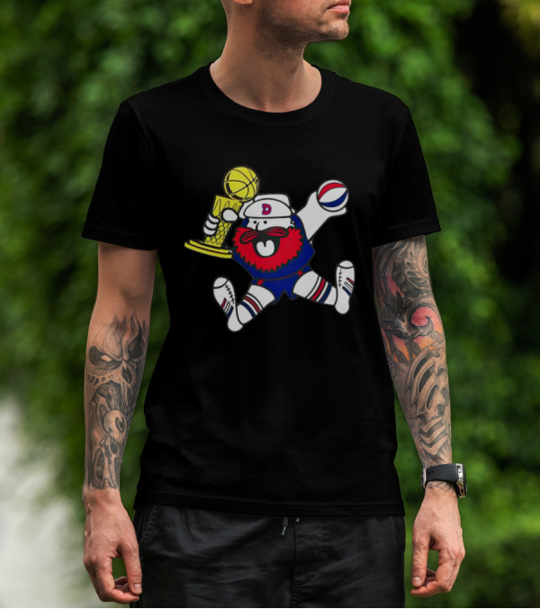Nuggets Maxie Mascot Holding Basketball Trophy T-Shirt