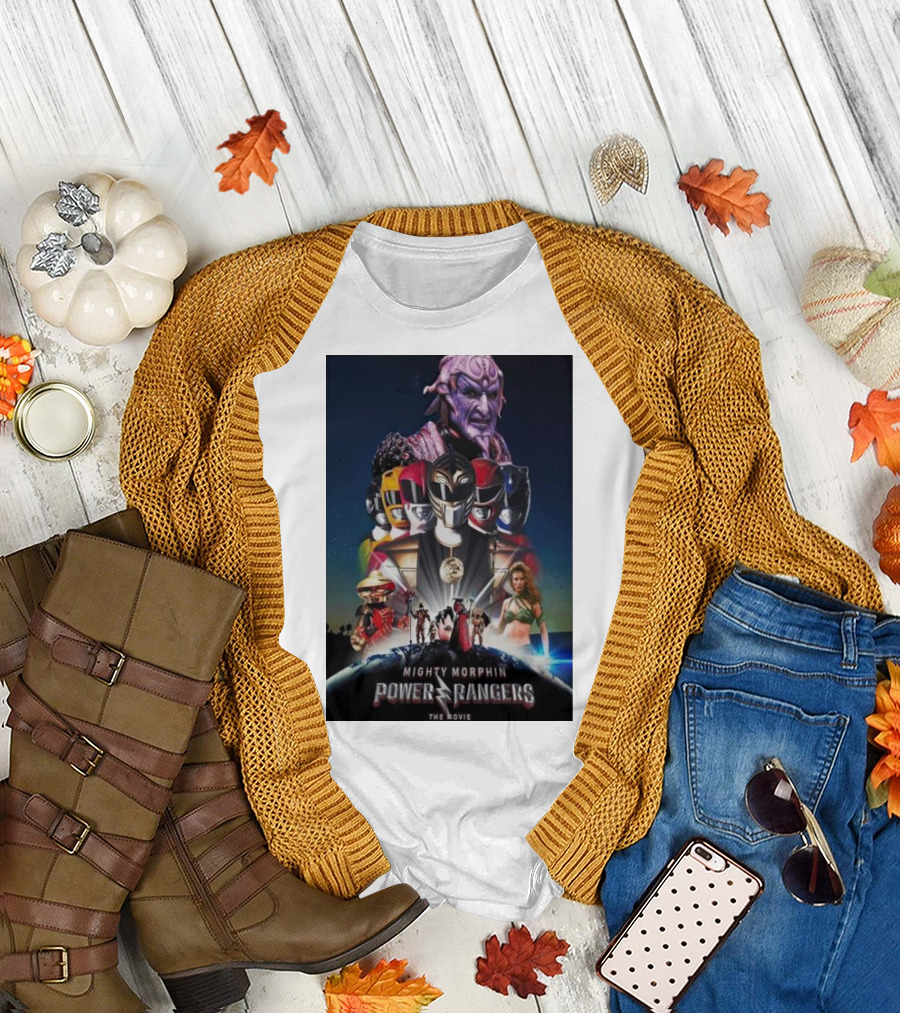 Mighty Morphin Power Rangers The Movie Villains and Heroes Assemble Duo T-Shirt