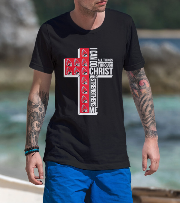 Arizona Cardinals I Can Do All Things Through Christ Who Strengthens Me T-Shirt
