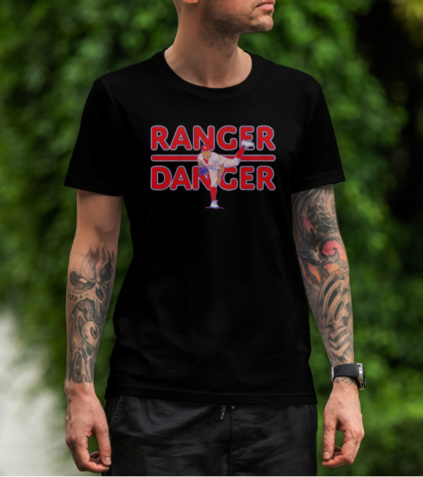 Ranger Danger Ranger Suárez Pitching Action T-Shirt