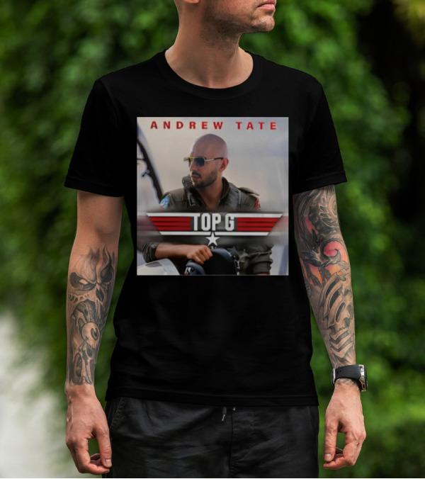 Andrew Tate Top G Pilot Aviator T-Shirt