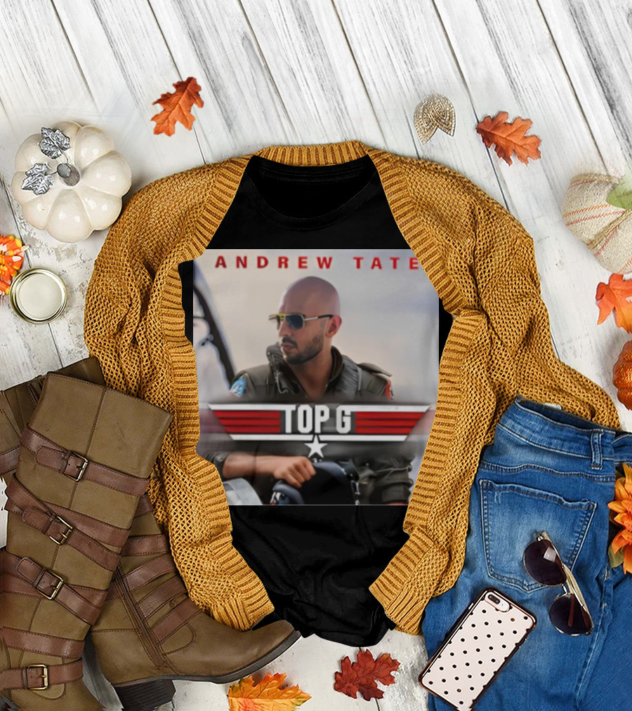 Andrew Tate Top G Pilot Aviator T-Shirt