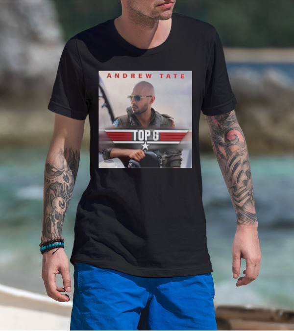 Andrew Tate Top G Pilot Aviator T-Shirt