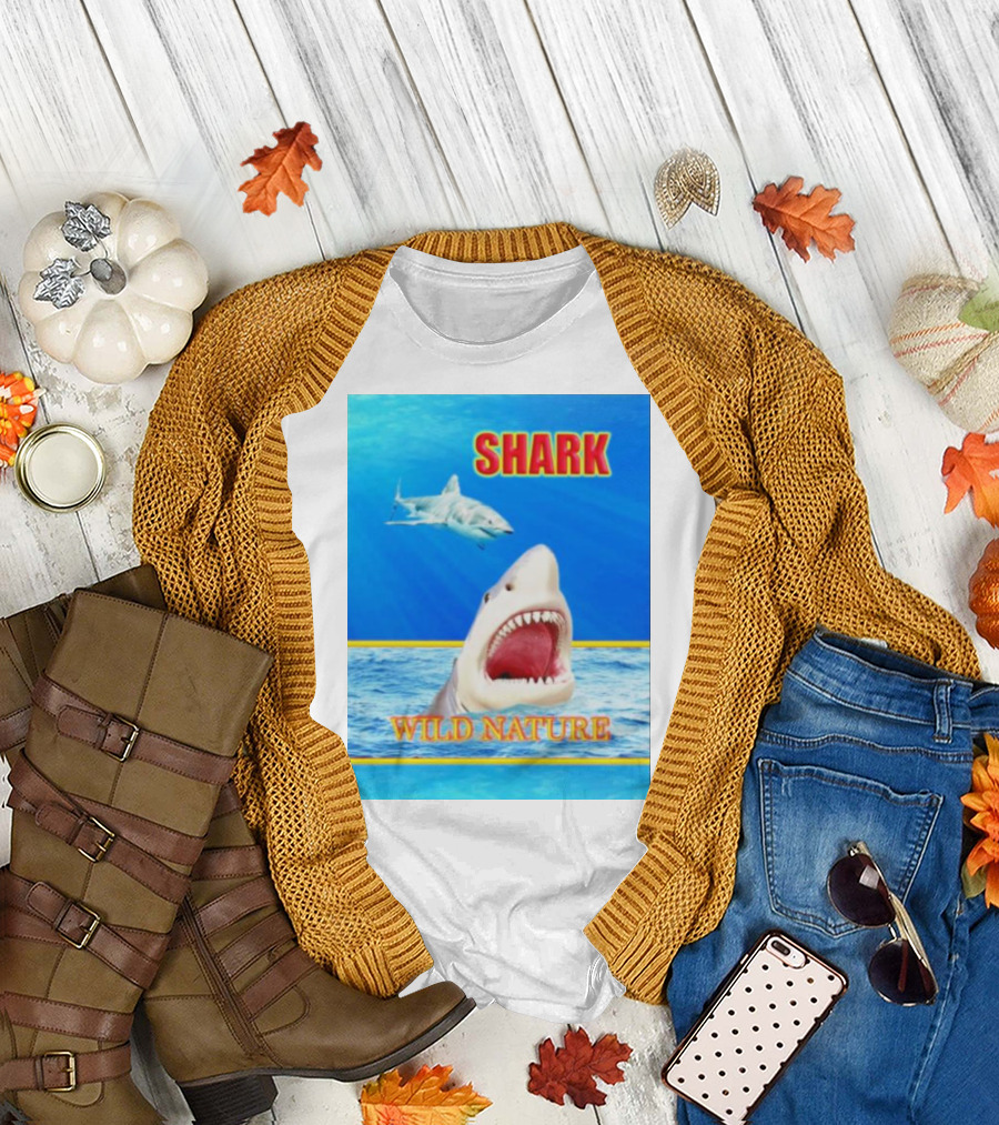 Shark Wild Nature Ocean Scene T-Shirt