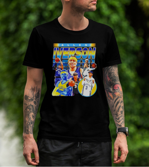 Allen Iverson Grizzlies Basketball Player Highlights T-Shirt