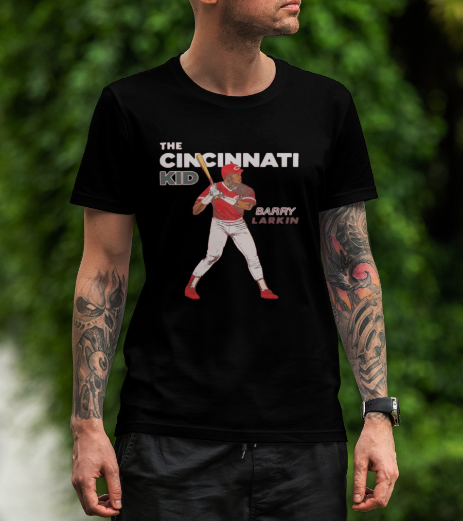 Barry Larkin The Cincinnati Kid Baseball Legend T-Shirt