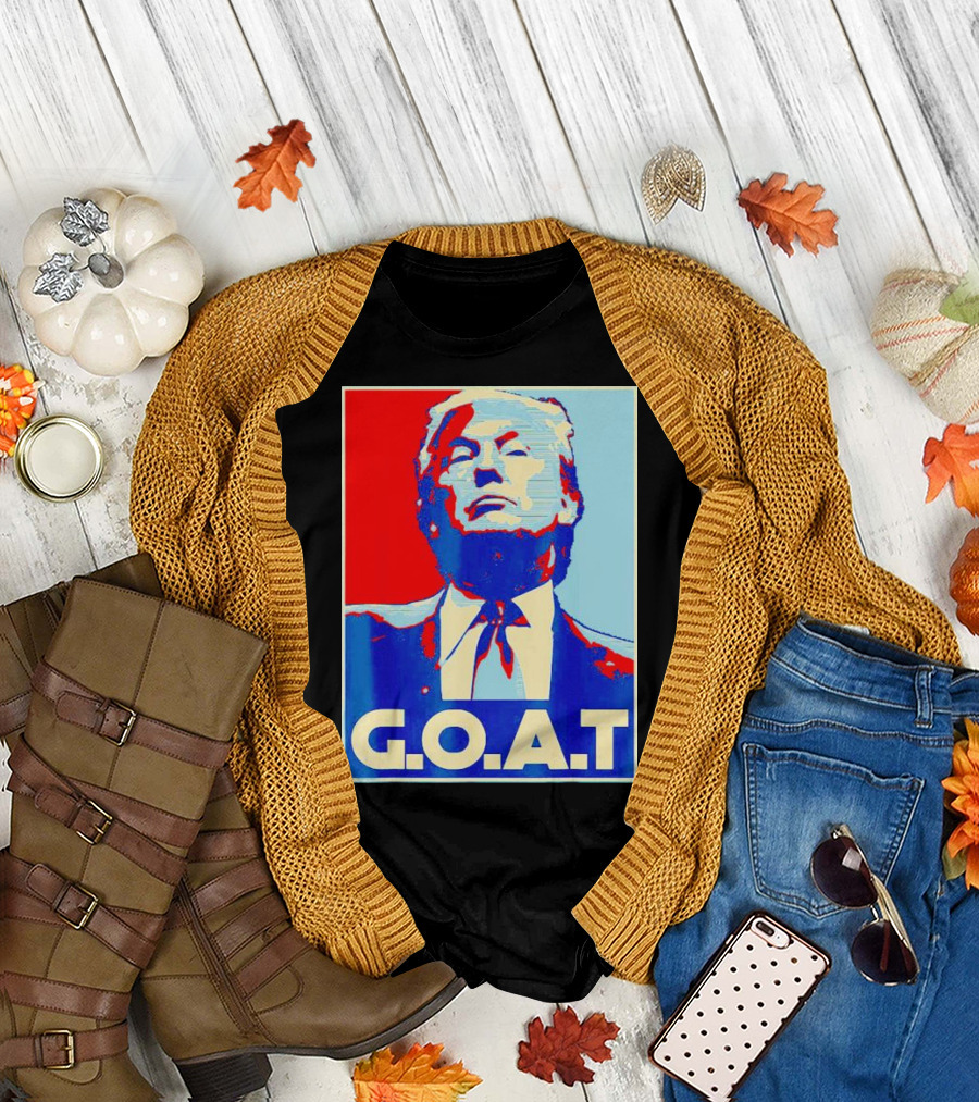 Donald Trump G.O.A.T Pop T-Shirt