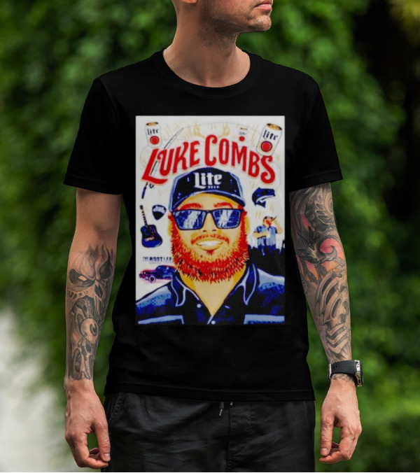 Luke Combs Lite Beer The Bartender Country Music T-Shirt