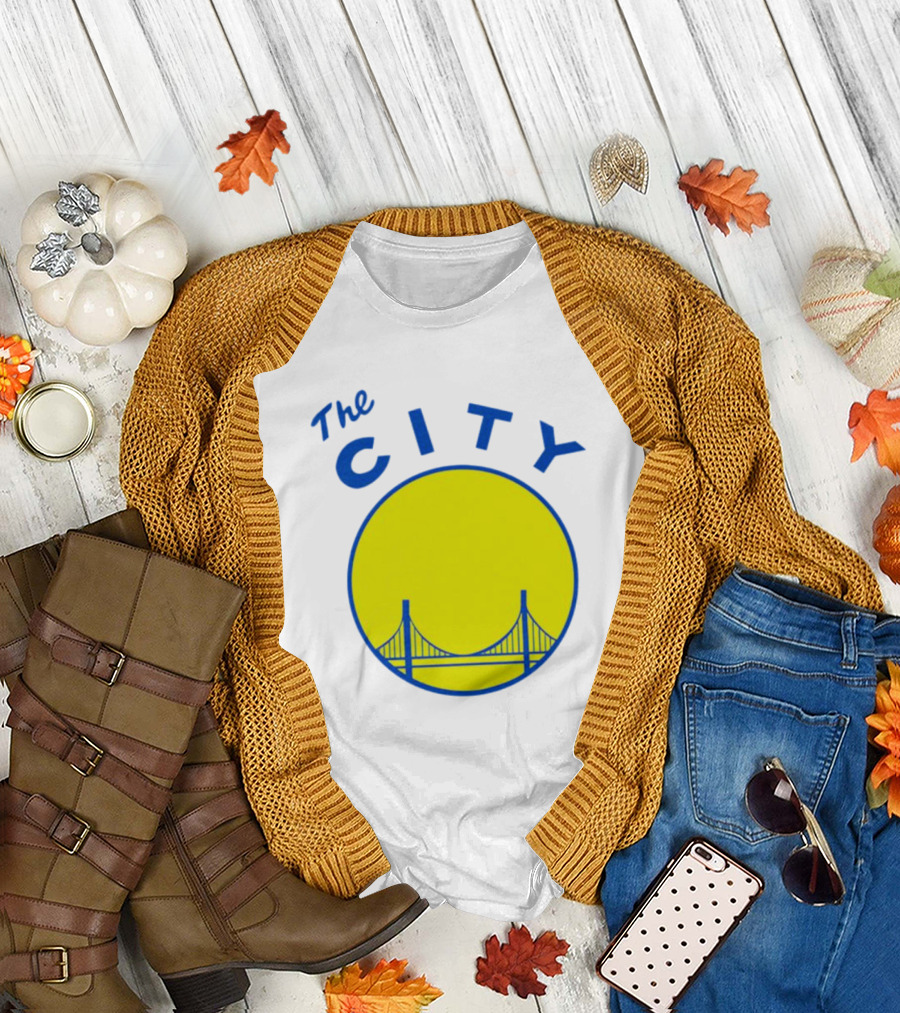 Warriors The City Golden Gate Bridge T-Shirt