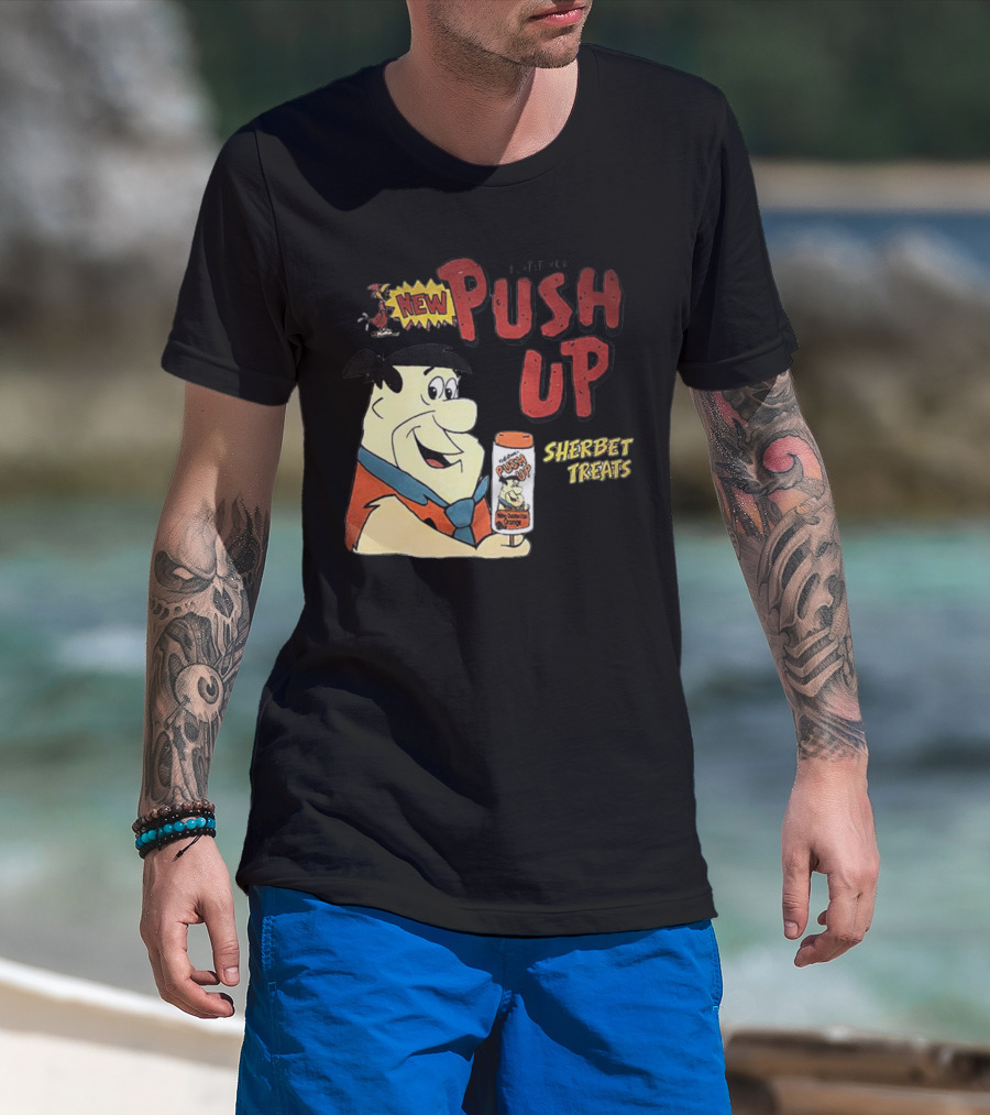 Fred Flintstone New Push Up Sherbet Treats T-Shirt