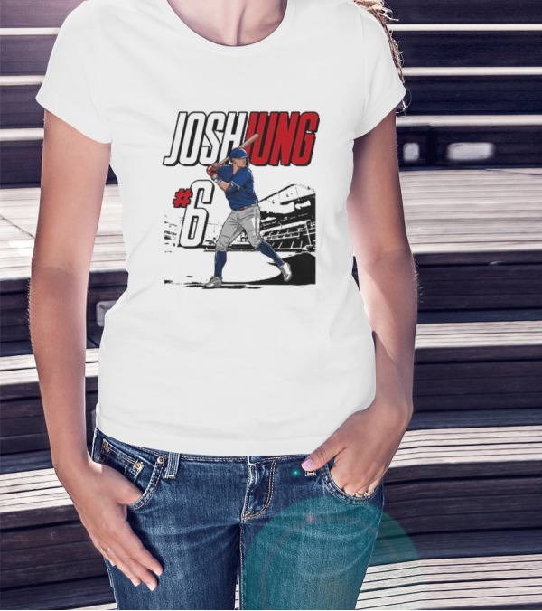 Josh Jung #6 Texas Baseball MVP Player T-Shirt