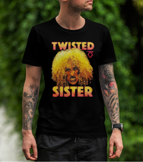 Twisted Sister Dee Snider Iconic Hair T-Shirt