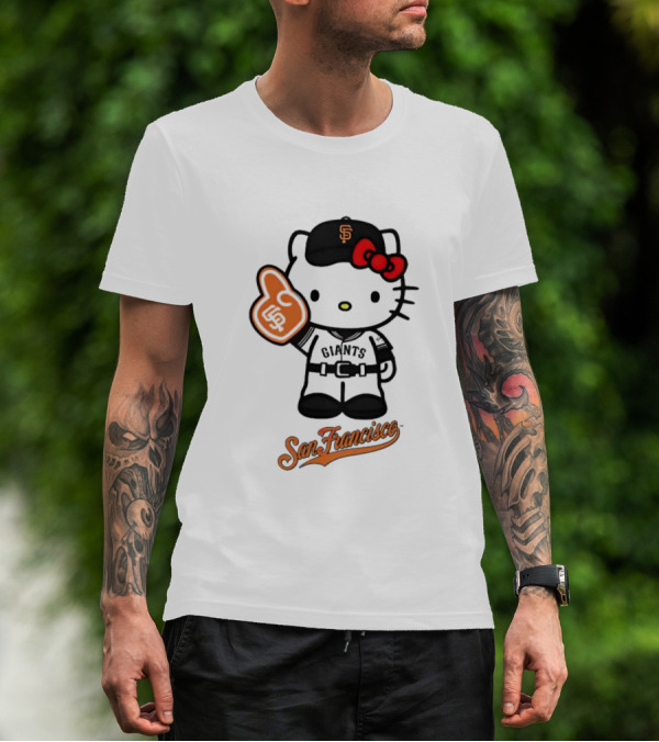 San Francisco Giants Hello Kitty Foam Finger T-Shirt