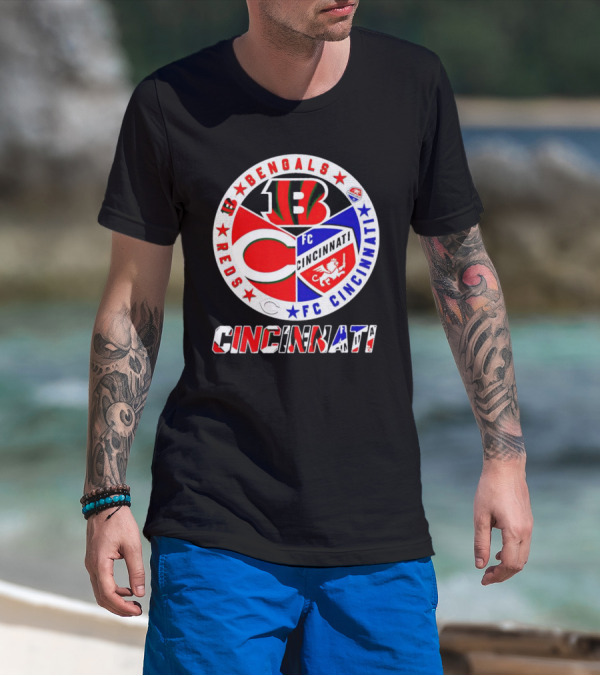 Bengals Reds FC Cincinnati Cincinnati T-Shirt