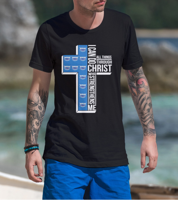Atlantic Owls FAU I Can Do All Things Through Christ Who Strengthens Me T-Shirt