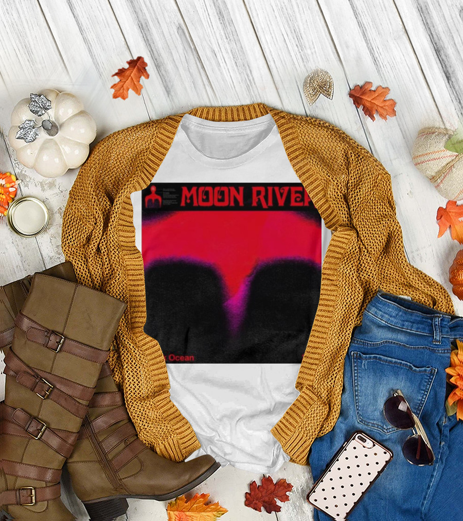Frank Ocean Moon River 2/14 Red and Black T-Shirt