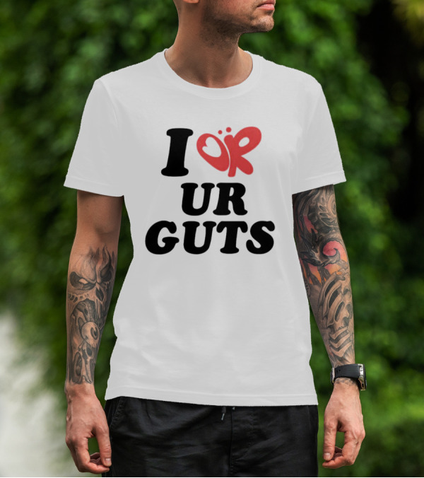 I Or Ur Guts Butterfly Heart T-Shirt