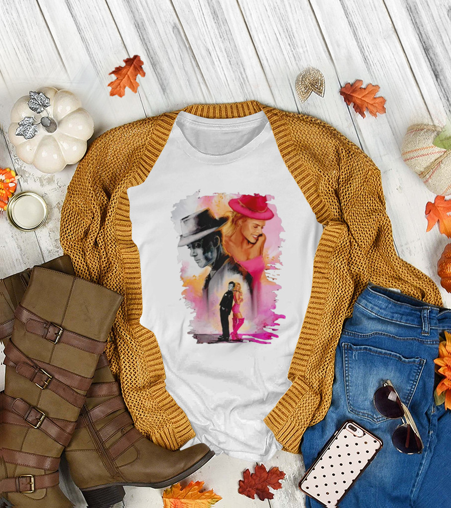 Barbie Oppenheimer Crossover Art Fusion T-Shirt
